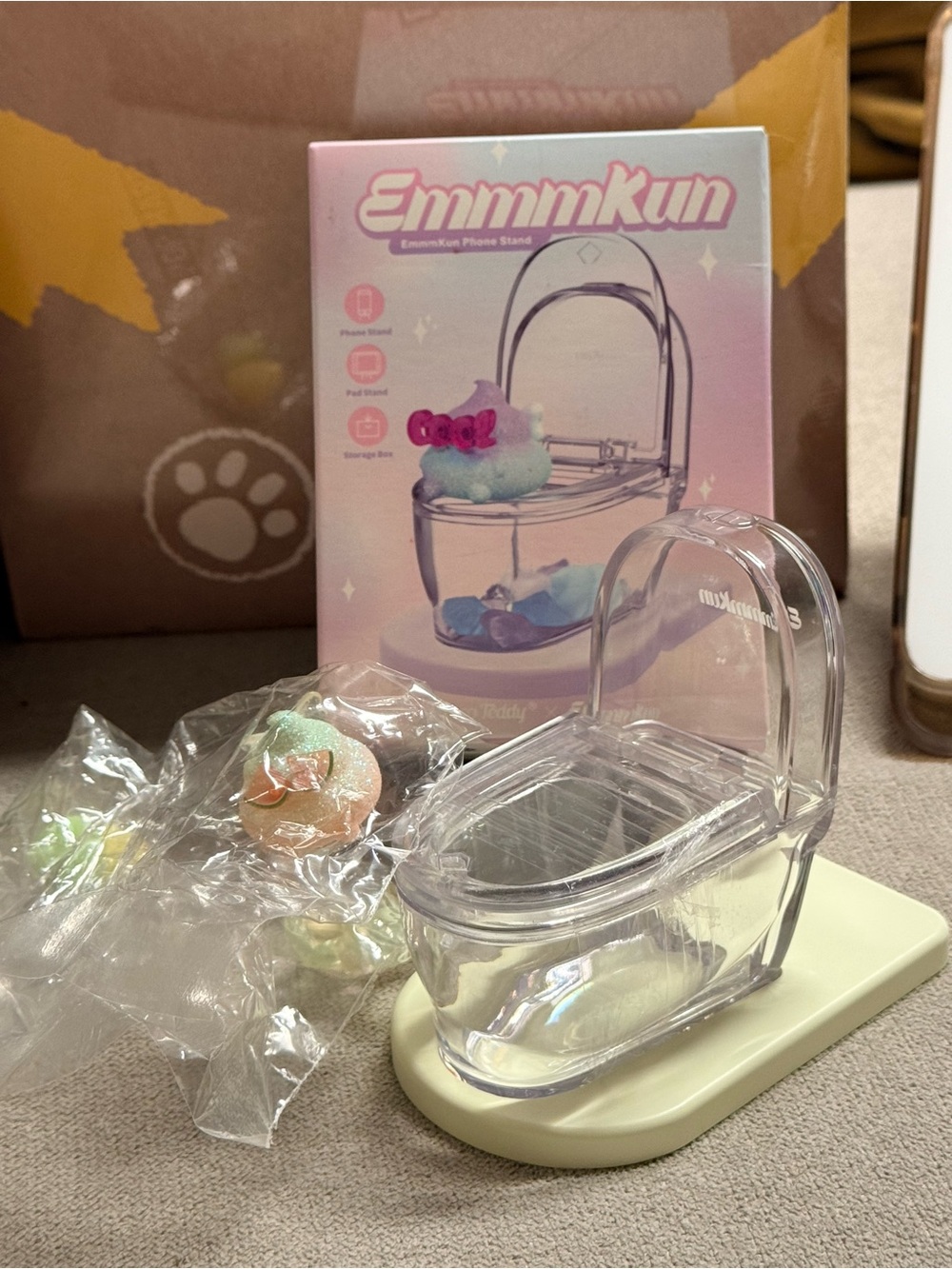 Emmmkun Toilet Seat Phone Stand Blind Box